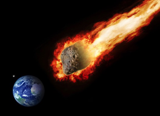 This is what an asteroid looks like heading for Earth.