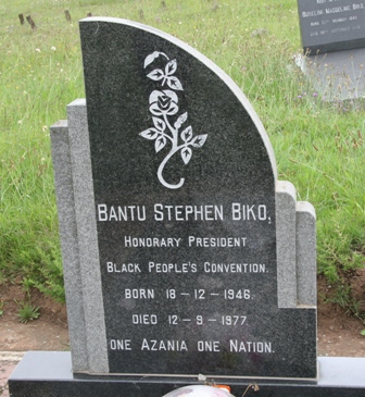 Biko headstone