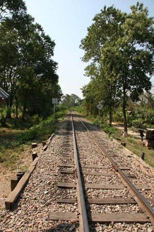 The way by rail to Rangoon/Yangon from Bangkok during WWII