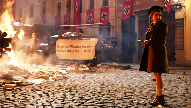 A scene from the film The Book Thief