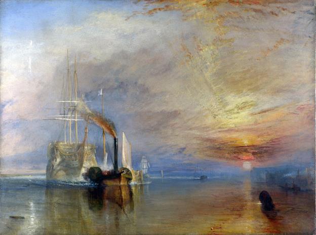 This is Turner's completed The Fighting Téméraire.  
