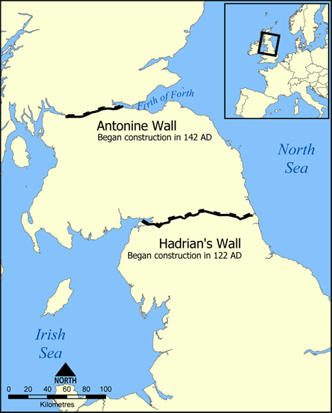 Map of Caledonia