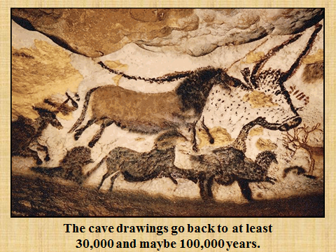 Cave drawing slide