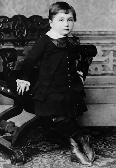 Albert Einstein as a 3-year old