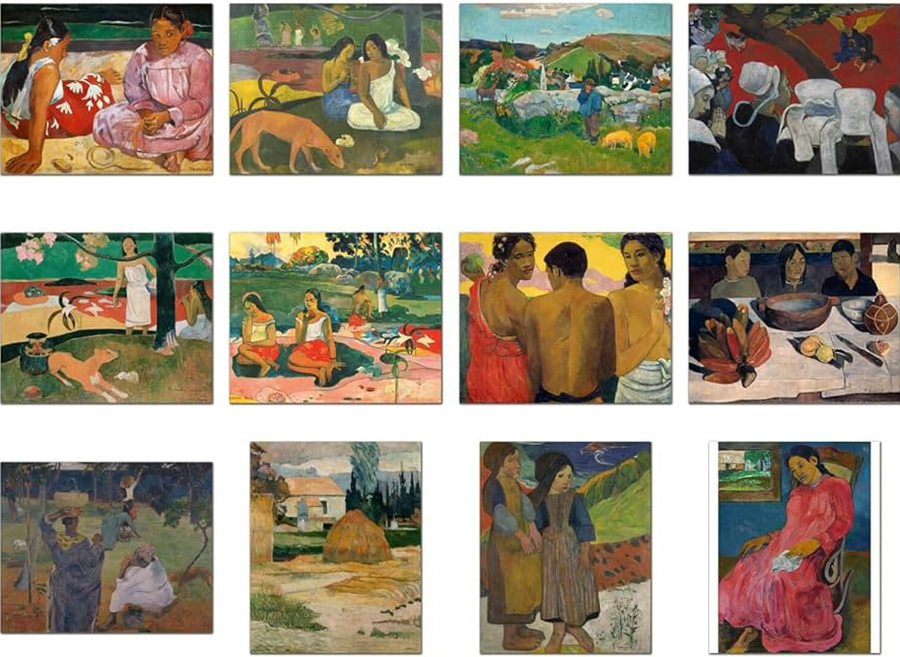 Some of Gauguin’s Tahitian paintings
