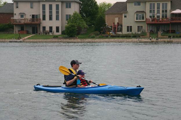 Jack in a canoe