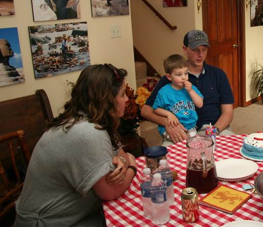 Jack waiting for cake