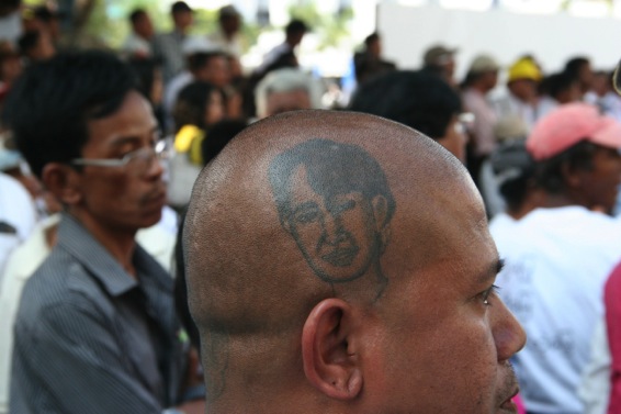 Protester in Yangon