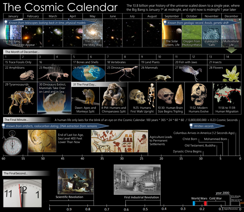 The Cosmic Calendar