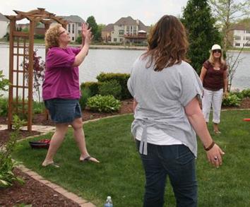 Egg toss