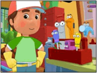 Disney's cartoon, Handy Manny and his tools