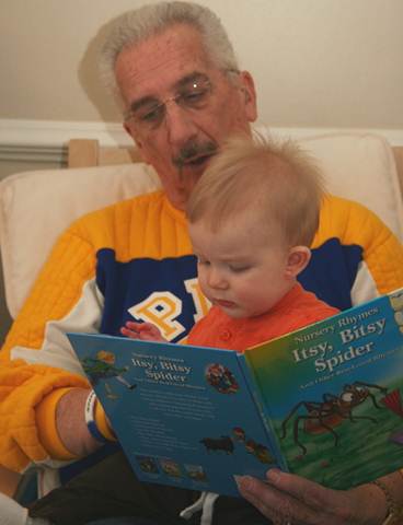 Al reading to Owen