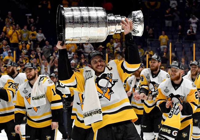 That was their second year in a row of Stanley Cup victories.