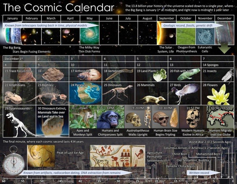 The Cosmic Calendar