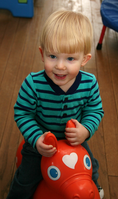 Owen on his pony