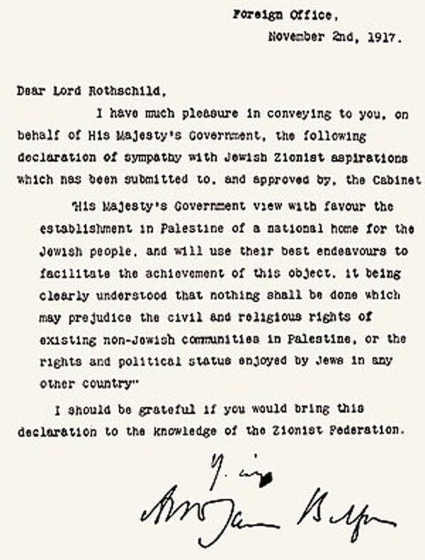 Balfour Declaration