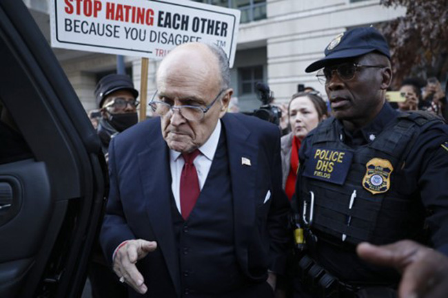 Rudy was found guilty of defaming Georgia election workers Ruby Freeman and Shaye Moss.