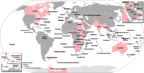 The British Empire in 1922