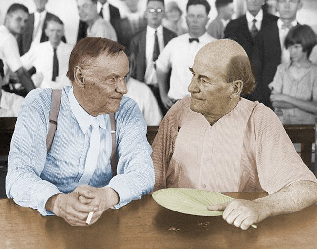 Clarence Darrow and William Jennings Bryan