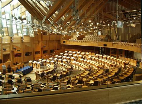 This is the Scottish Parliament today
