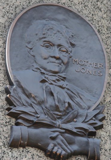 Mother Jones plaque