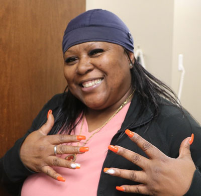 My dental assistant, Pat