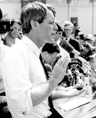 Bobby Kennedy explaining dreaming against all odds.