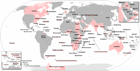  The British Empire at its height 
