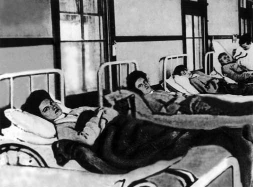 Typhoid Mary in the prison hospital