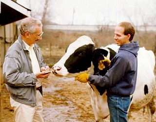 Elvira with Al and John