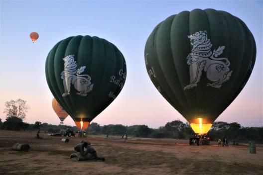 Balloons over Bagan